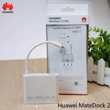 Pôvodné Huawei MateDock 2 Dokovacej Stanice pre HUAWEI MateBook E HUAWEI MateBook X Huawei Mate Typ telefónu C Dock